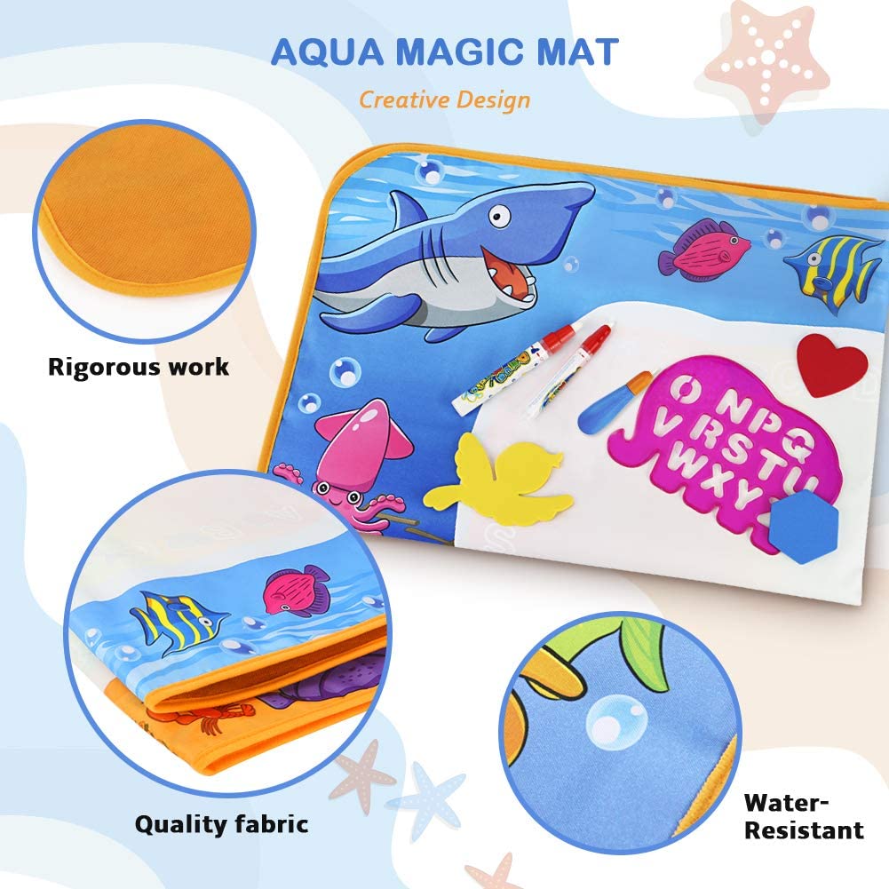 Water Doodle Mat - Kids Painting Writing Doodle Toy Mat