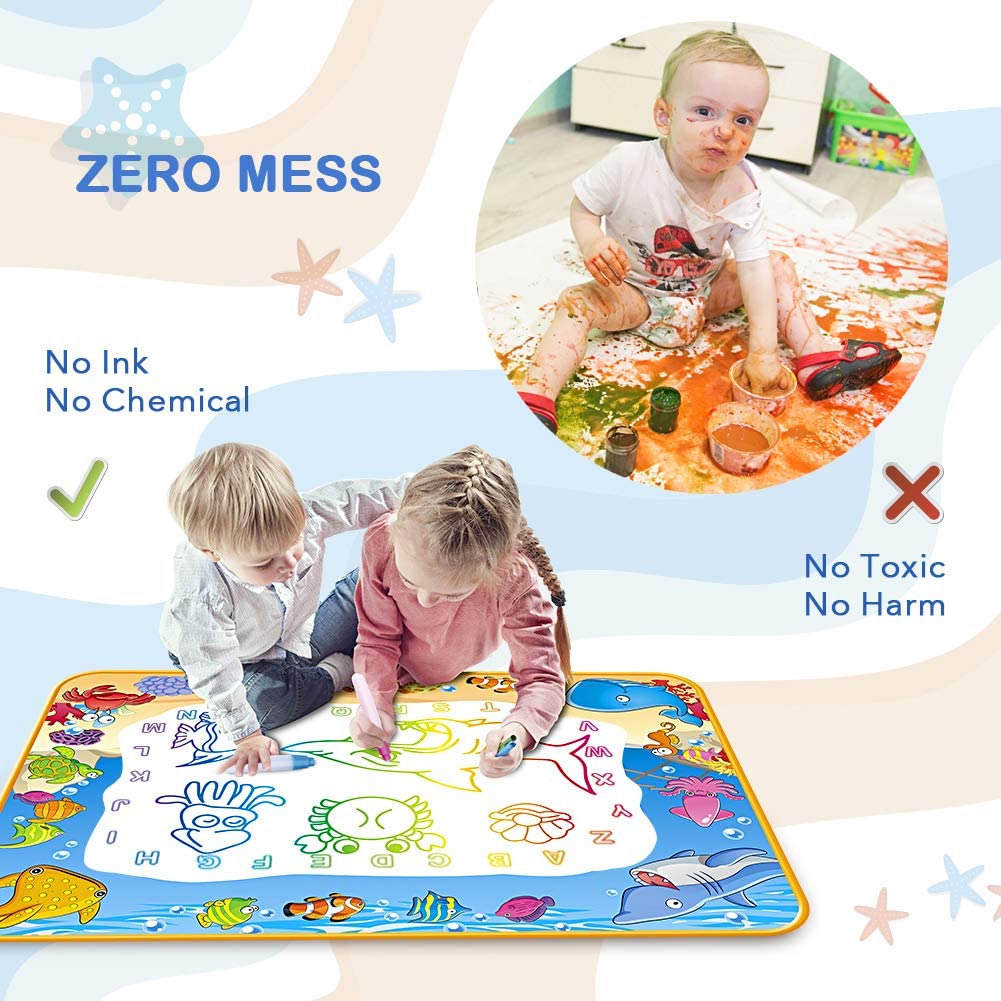 Water Doodle Mat - Kids Painting Writing Doodle Toy Mat