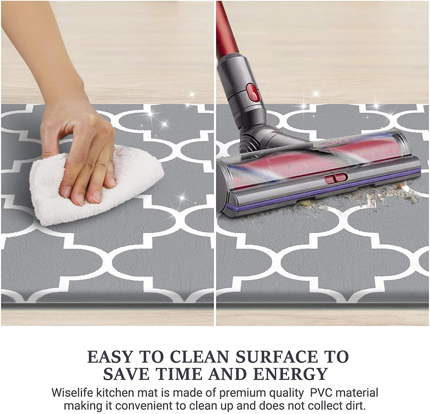 Kitchen Mat Cushioned Anti-Fatigue Kitchen Rug