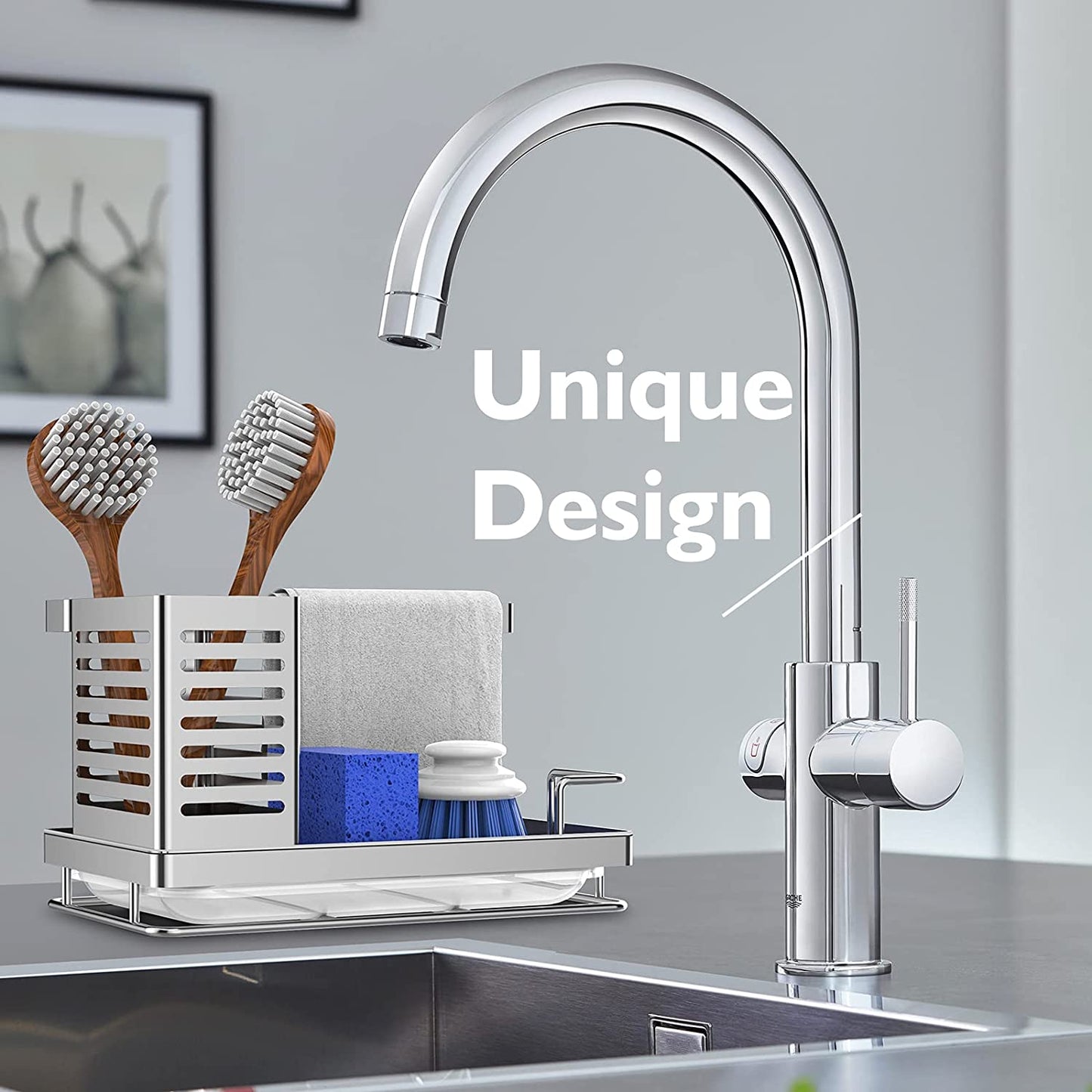 Sponge Holder for Kitchen Sink