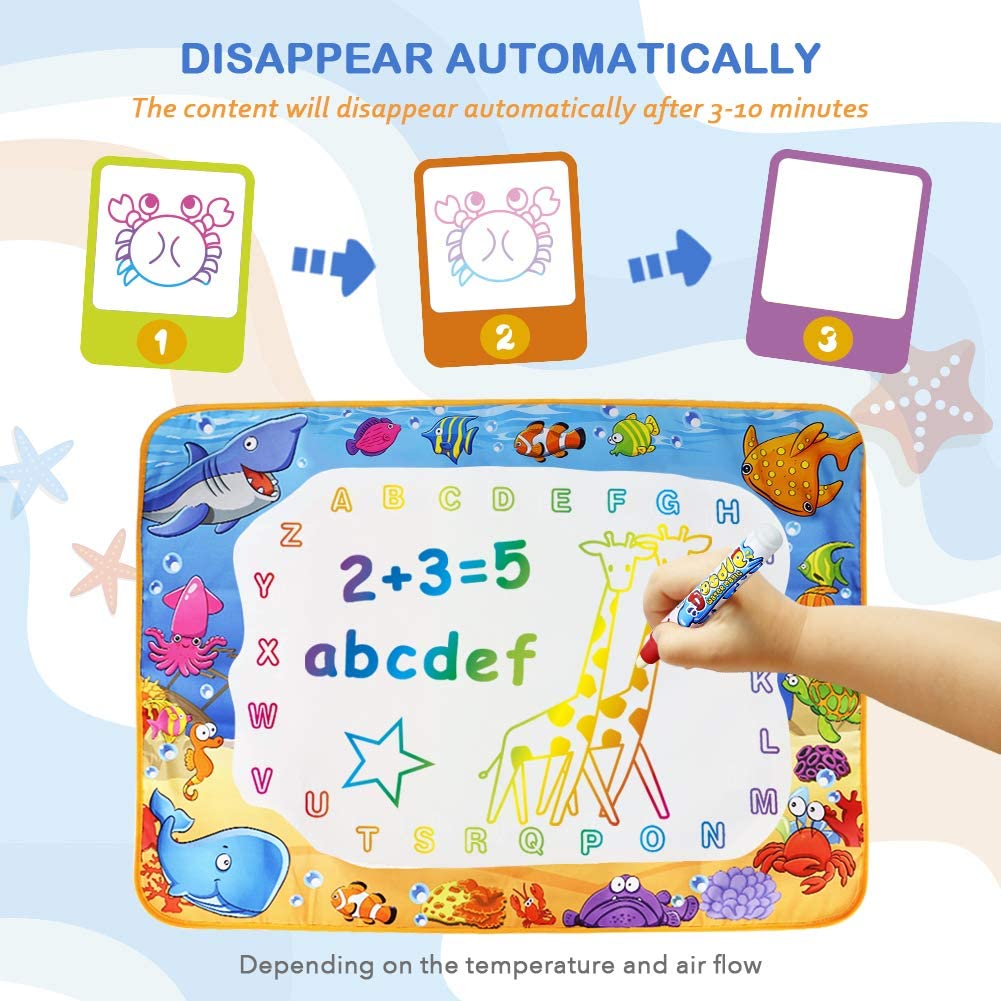 Water Doodle Mat - Kids Painting Writing Doodle Toy Mat