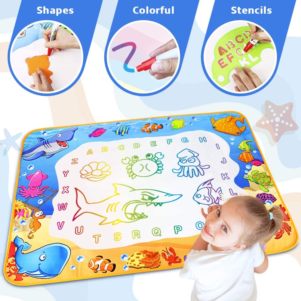 Water Doodle Mat - Kids Painting Writing Doodle Toy Mat