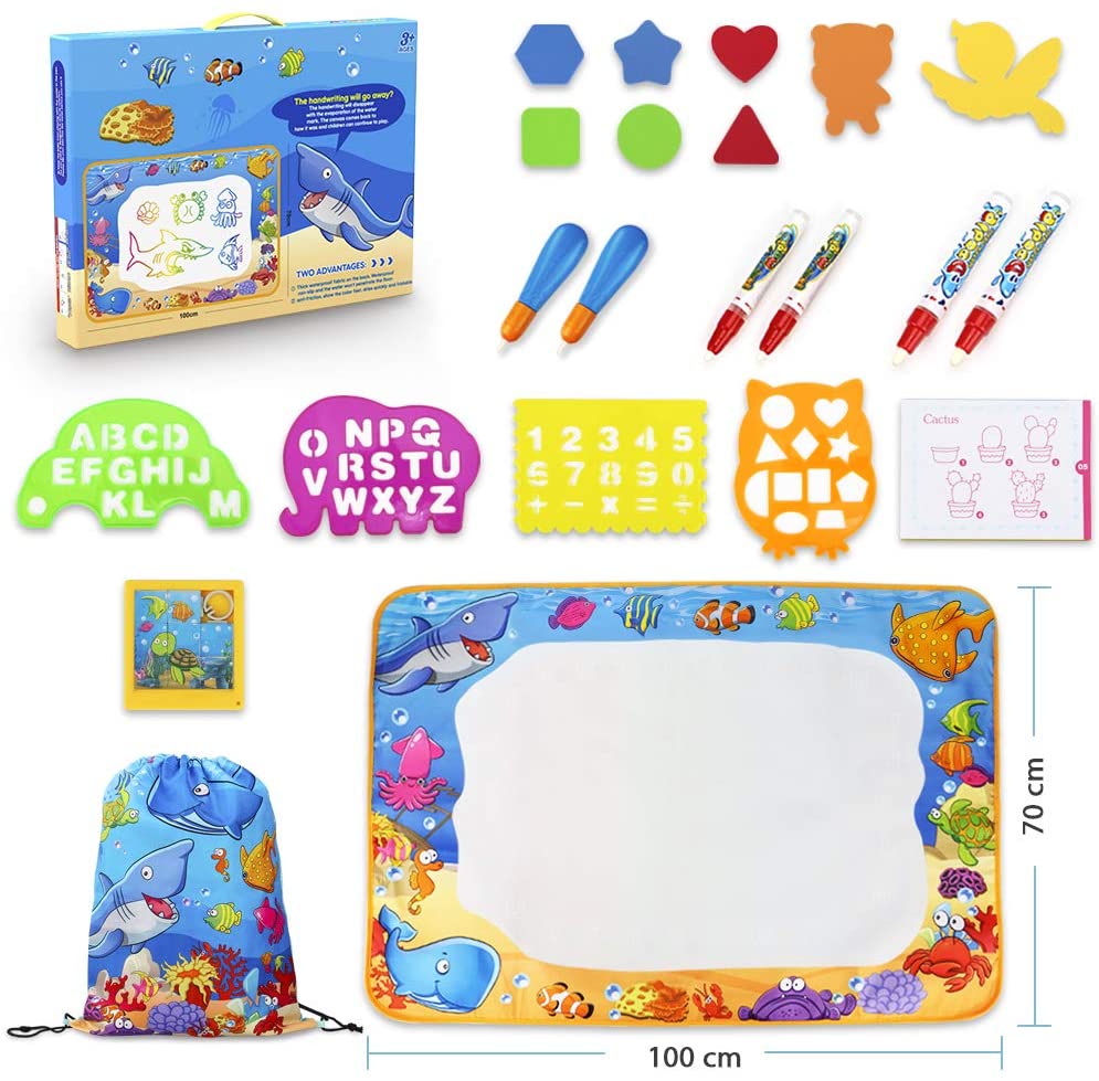 Water Doodle Mat - Kids Painting Writing Doodle Toy Mat