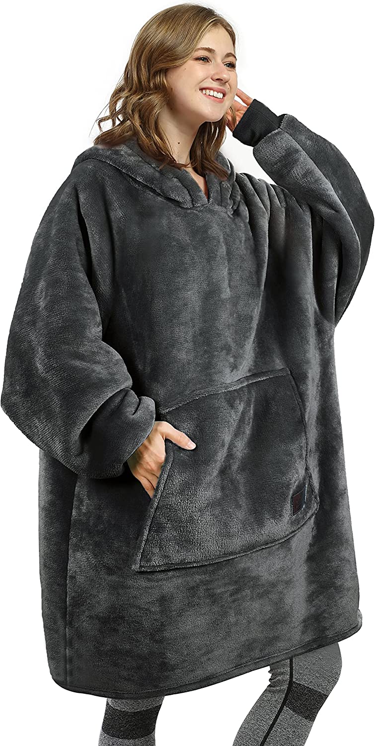 Oversized Hoodie Blanket Sweatshirt-Adult Size