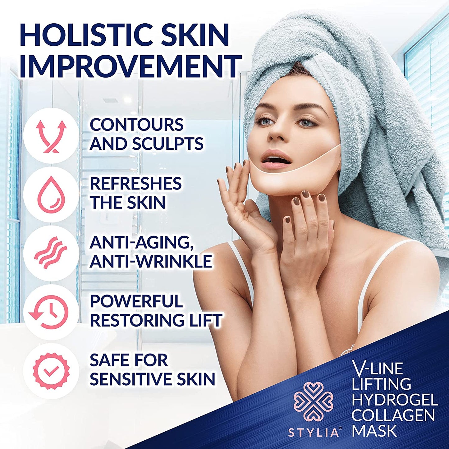 Shaping Face Masks – Lifting Hydrogel Collagen Mask with Aloe Vera