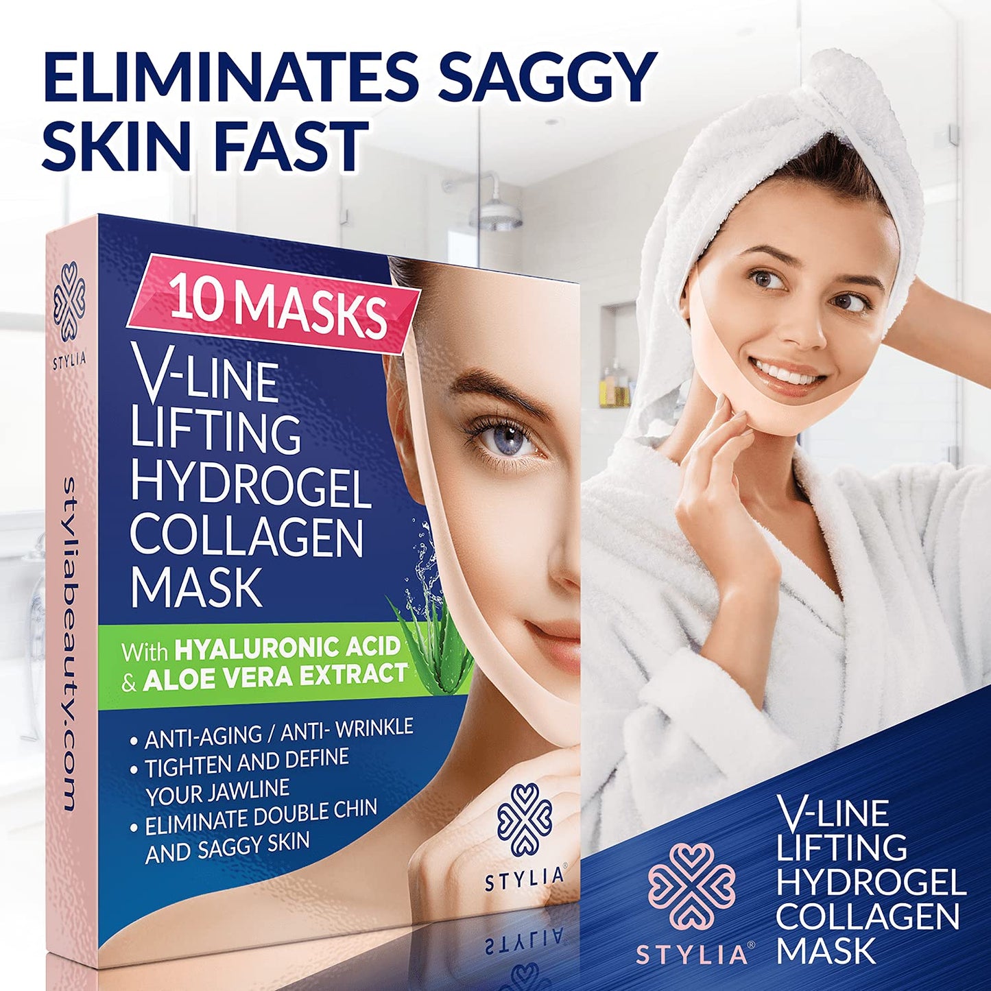 Shaping Face Masks – Lifting Hydrogel Collagen Mask with Aloe Vera