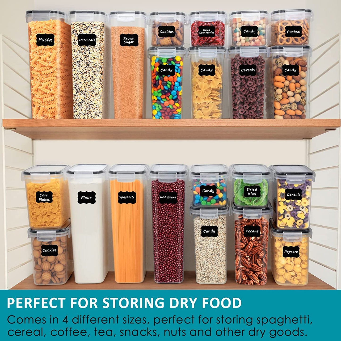 24 Pack Food Storage Containers Set