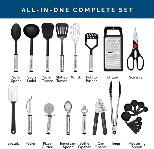 25pc Kitchen Utensil Set