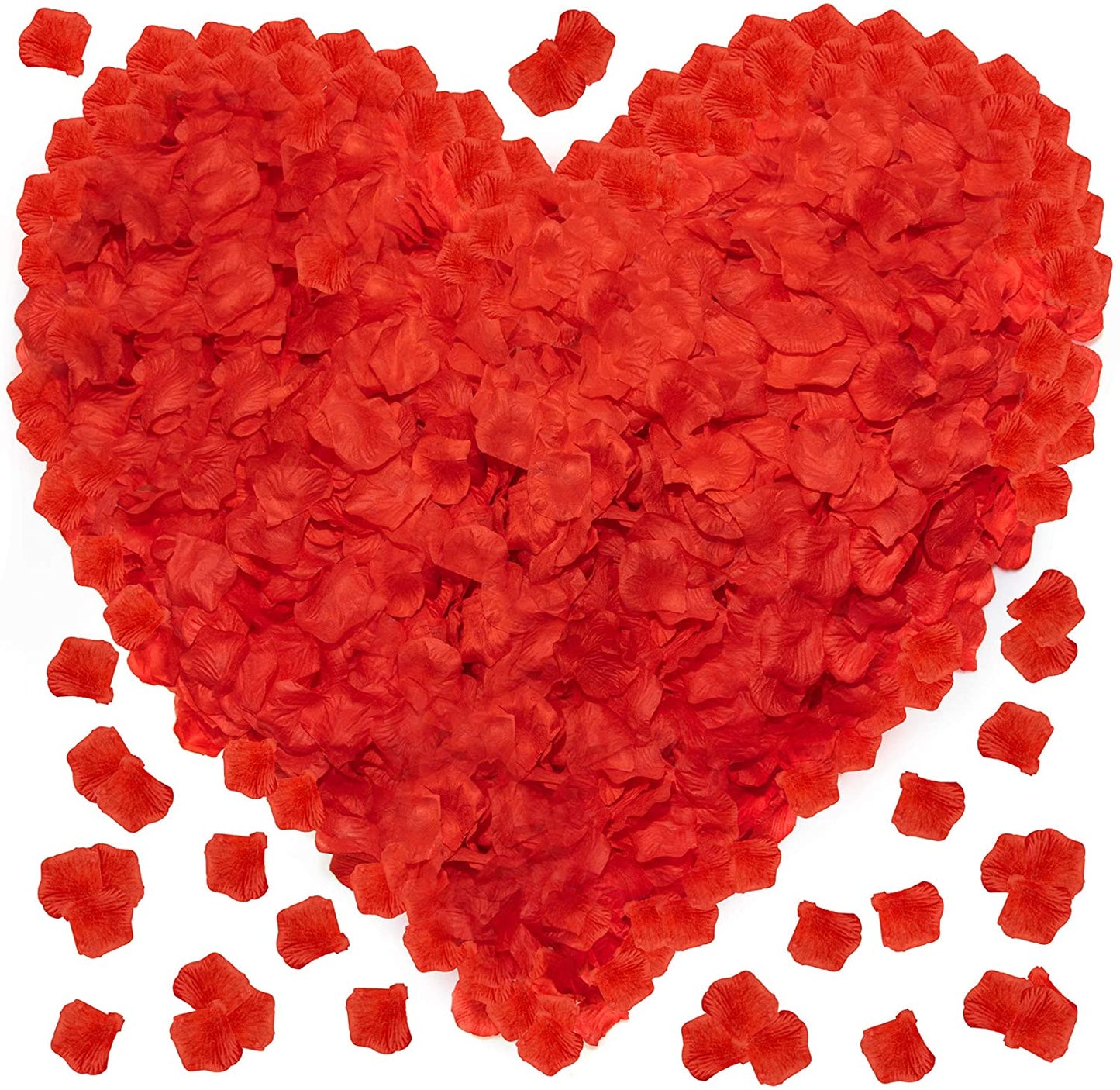 Red Rose Petals for Romantic Night - 3600 Set