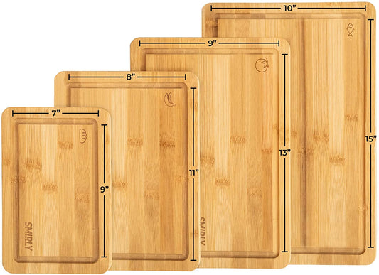 Bamboo Cutting Board Set