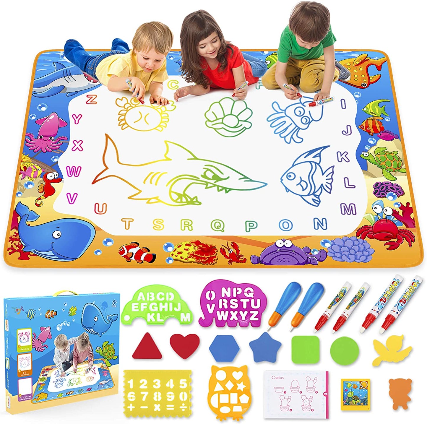 Water Doodle Mat - Kids Painting Writing Doodle Toy Mat