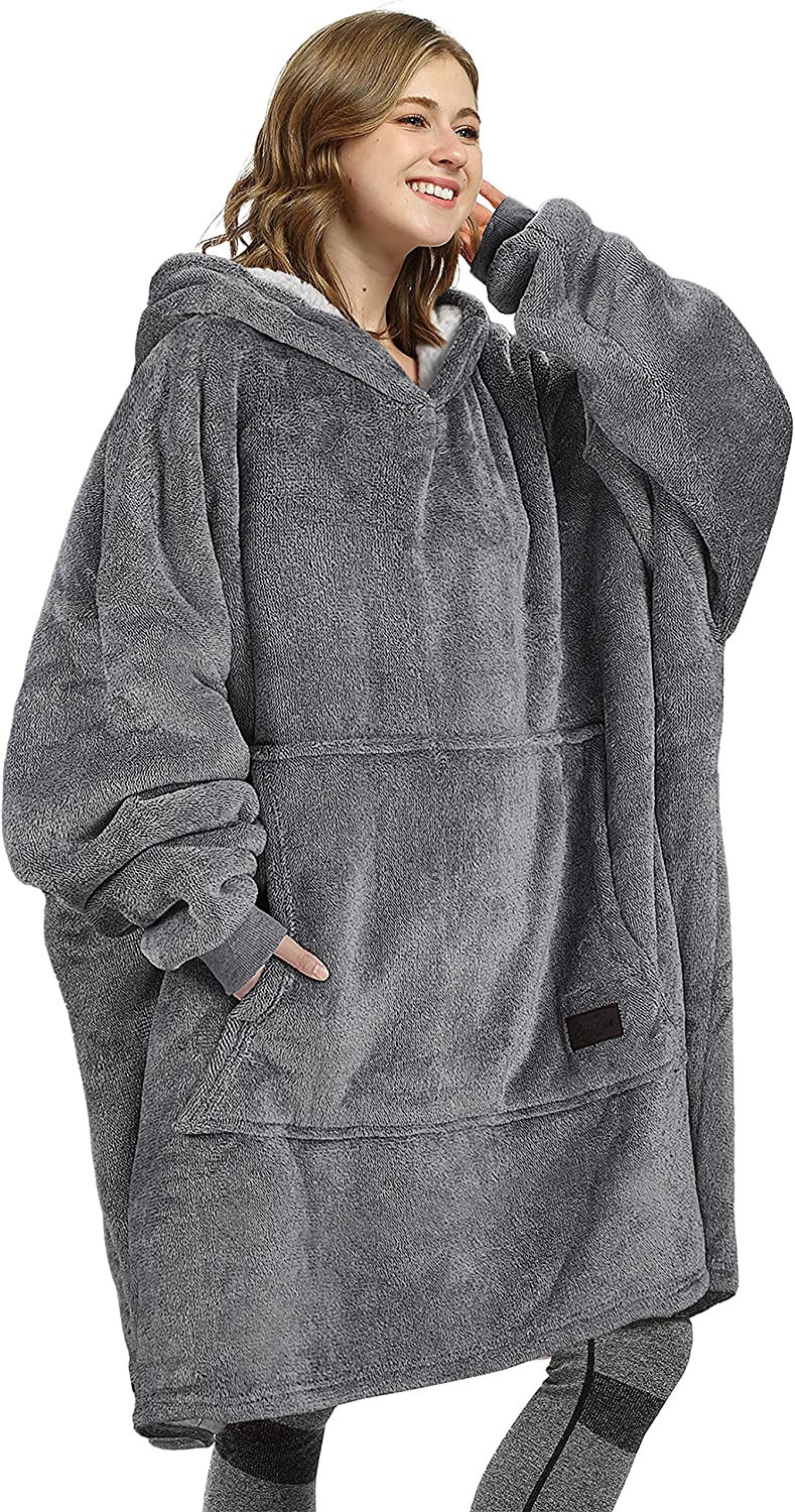 Oversized Hoodie Blanket Sweatshirt-Adult Size