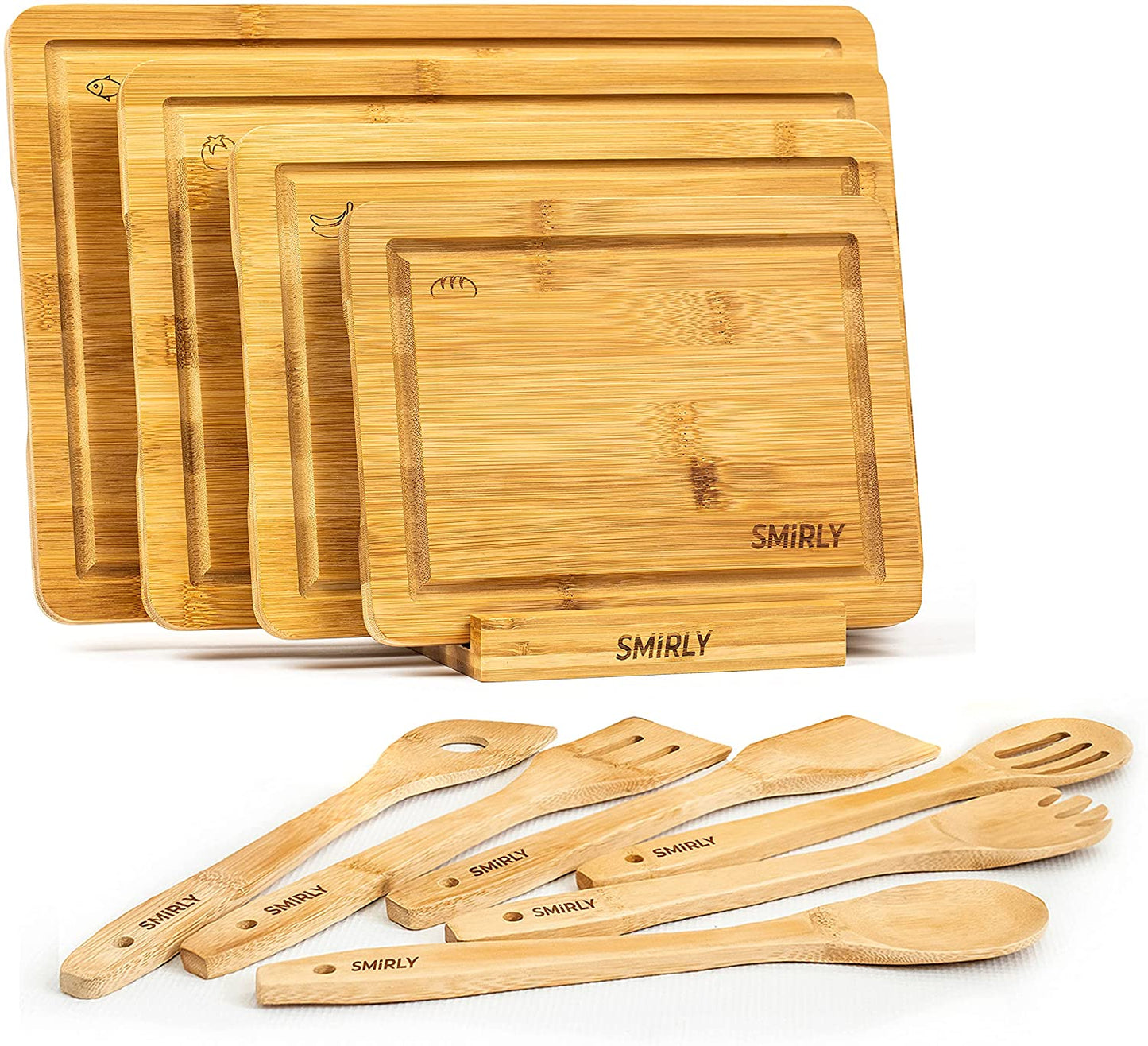 Bamboo Cutting Board Set