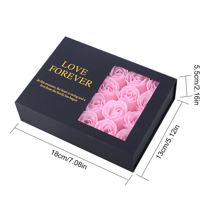 Rose Flower Jewelry Gift Box