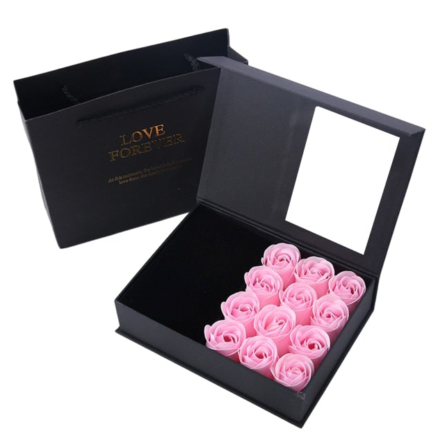 Rose Flower Jewelry Gift Box