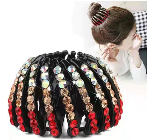 Elegant Flocking Ponytail Hair Claw