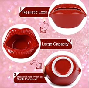 Ceramic Cigar Ashtray Lips