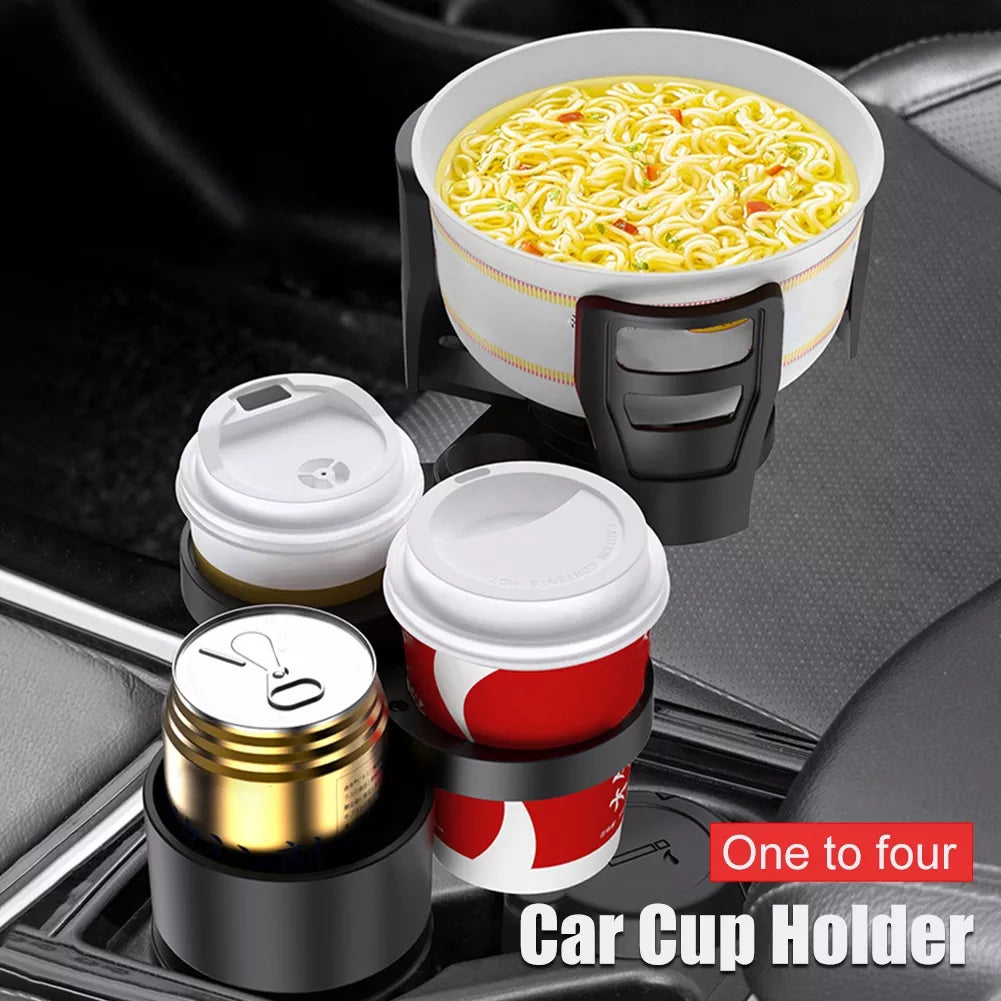 4 In 1 Multifunctional Adjustable Car Cup Holder and Organizer