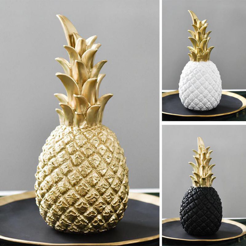 Nordic Golden Pineapple Ornaments