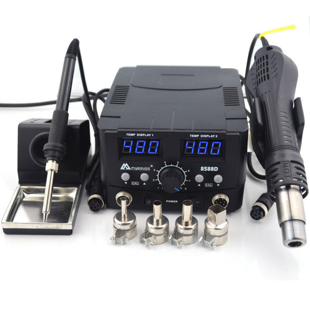 The 2 in 1 Digital ESD Hot Air Gun Soldering Station 