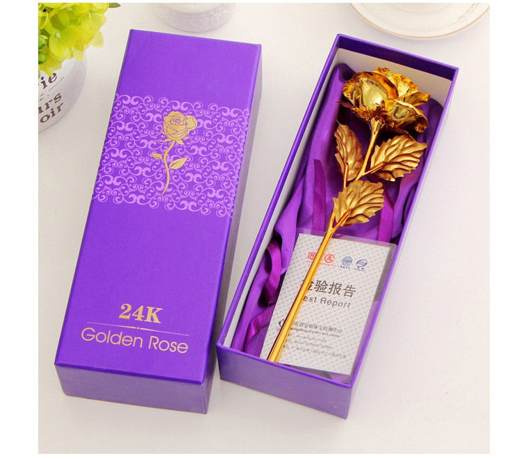 Valentines Gift Golden Flower