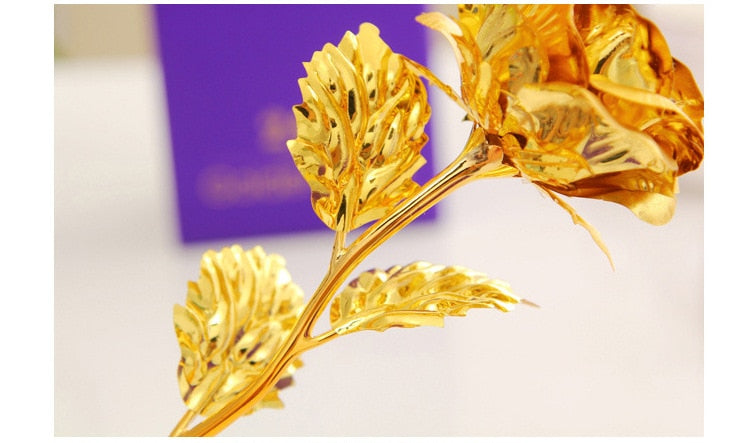 Valentines Gift Golden Flower