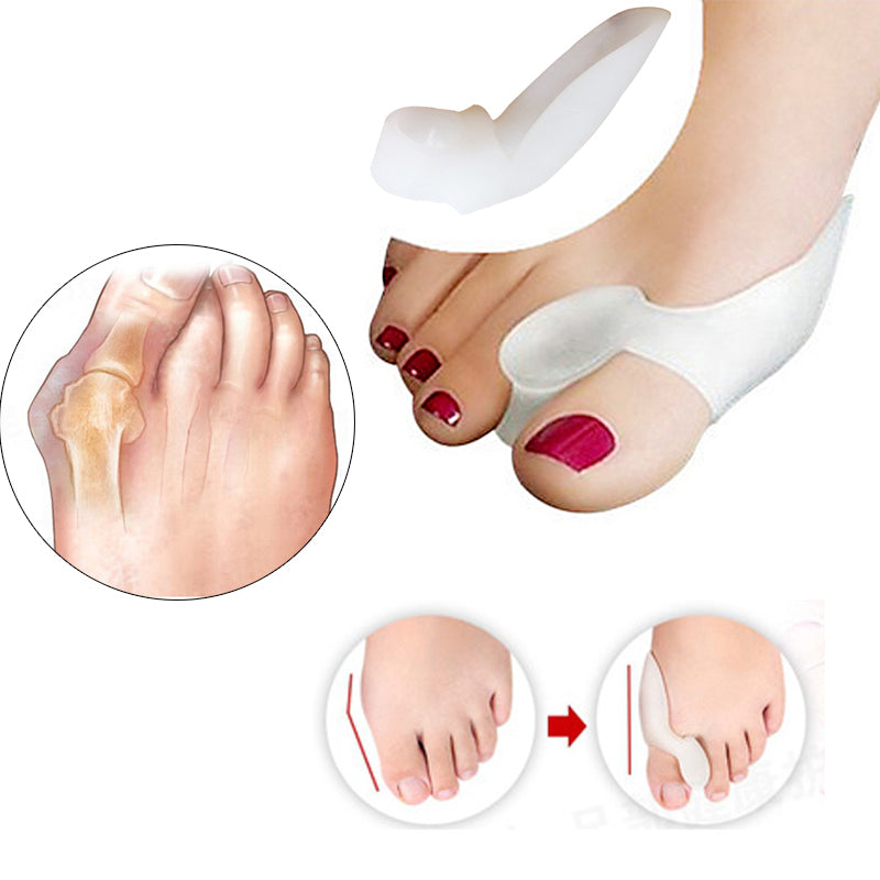 2Pcs=1Pair Silicone Toes Separator