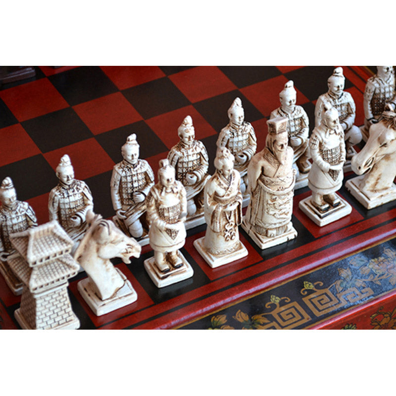 WOODEN CHESSBOARD PUZZLE CARTOON CHARACTERS