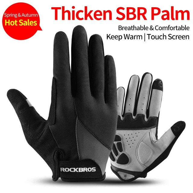 Windproof Cycling Gloves with Touch Screen 