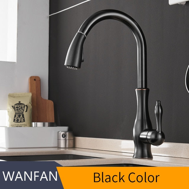 Kitchen Faucets with a Single Hole Handle and a Swivel Degree