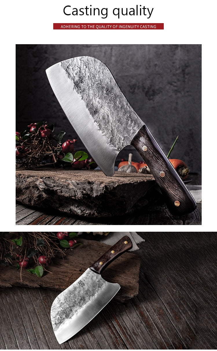 Handmade Forged Stainless Steel Kitchen Knife