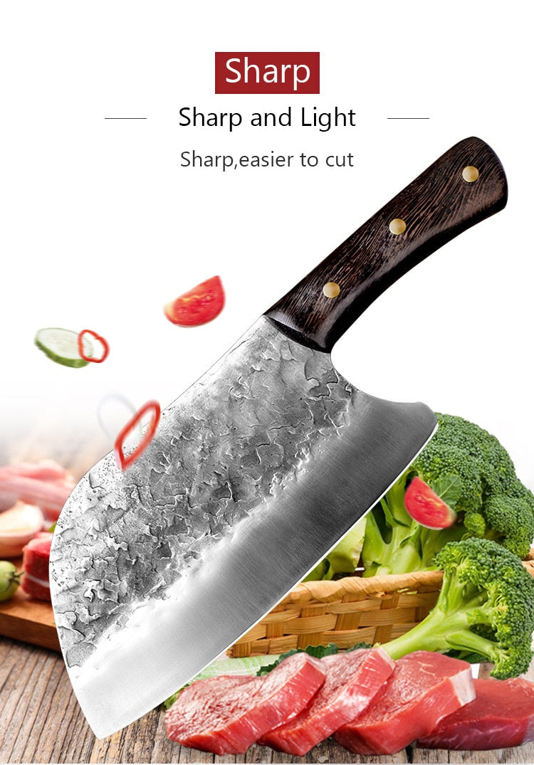 Handmade Forged Stainless Steel Kitchen Knife