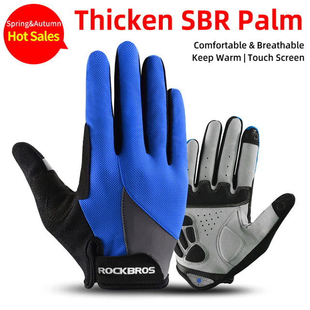 Windproof Cycling Gloves with Touch Screen 