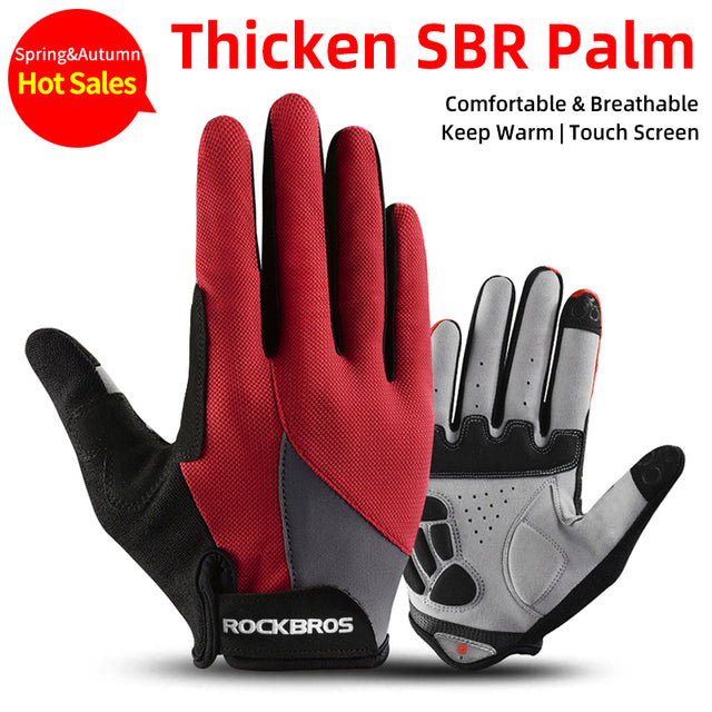 Windproof Cycling Gloves with Touch Screen 