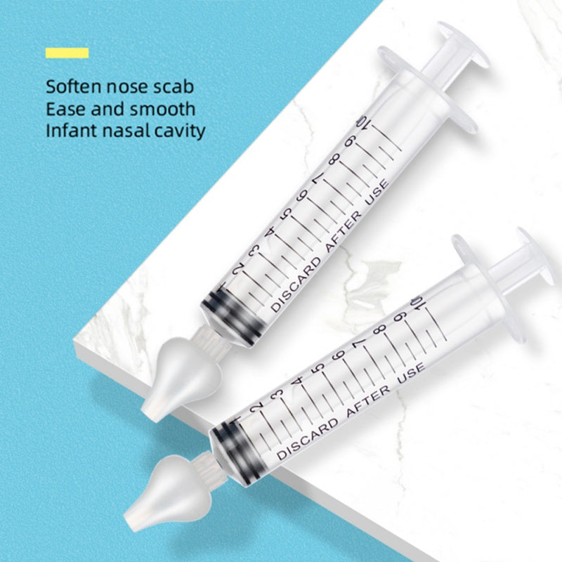 2 Pcs Baby Nose Clean Needle Tube