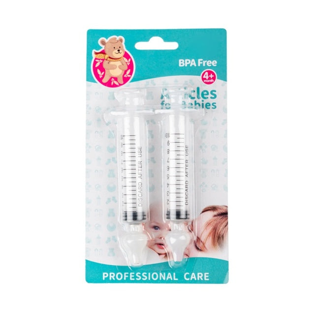 2 Pcs Baby Nose Clean Needle Tube