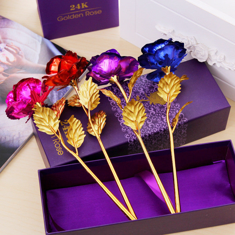 Valentines Gift Golden Flower