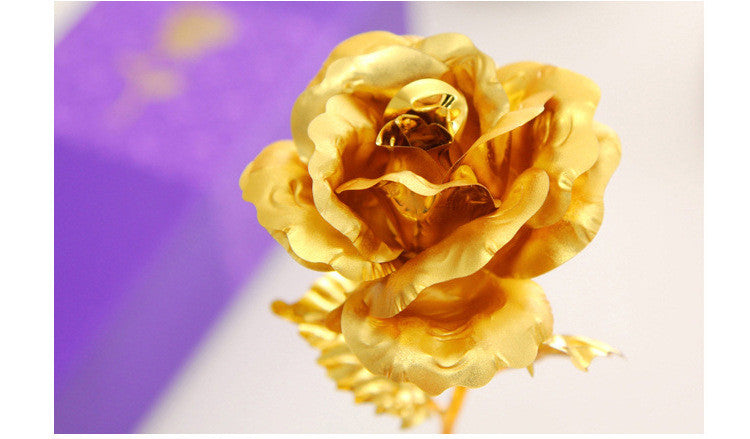 Valentines Gift Golden Flower