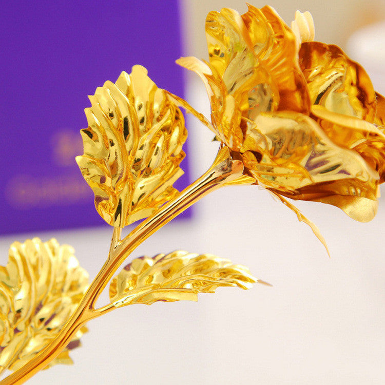 Valentines Gift Golden Flower