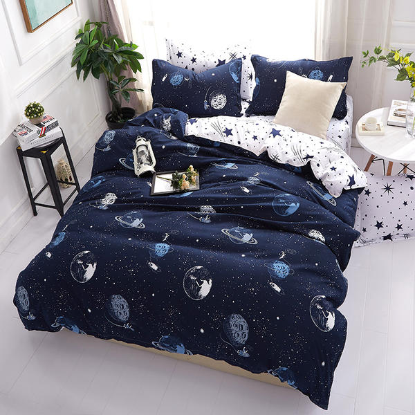 Kitty Duvet Cover Pillow Case Bed Sheet