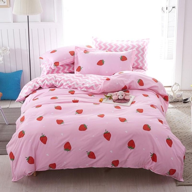 Kitty Duvet Cover Pillow Case Bed Sheet