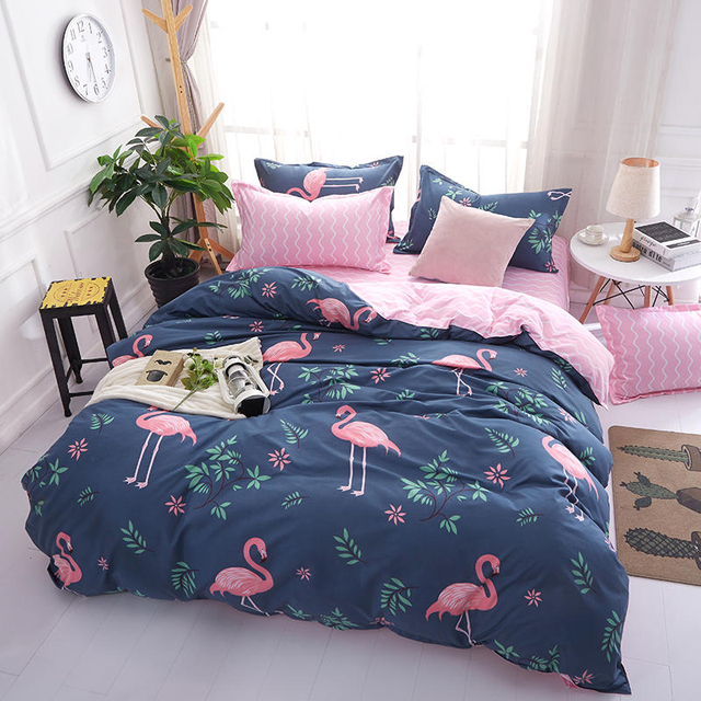 Kitty Duvet Cover Pillow Case Bed Sheet