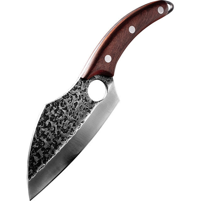 Stainless Steel Hammer Pattern Chef Knife