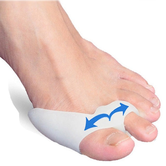 2Pcs=1Pair Silicone Toes Separator