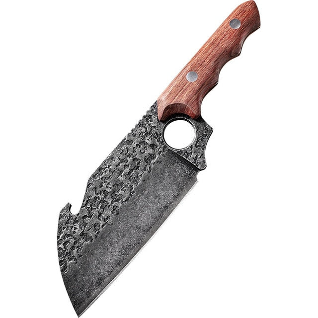 Stainless Steel Hammer Pattern Chef Knife