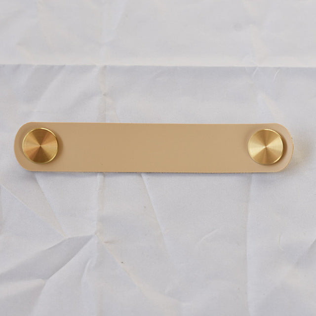 Leather Drawer Handle Pull