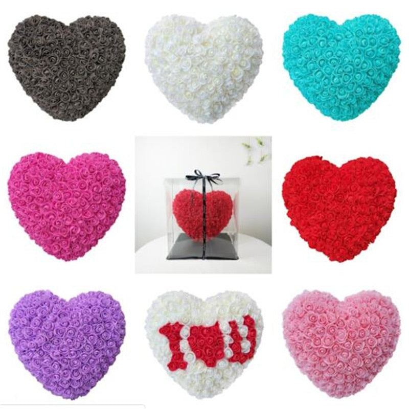 Heart Roses Artificial Flowers