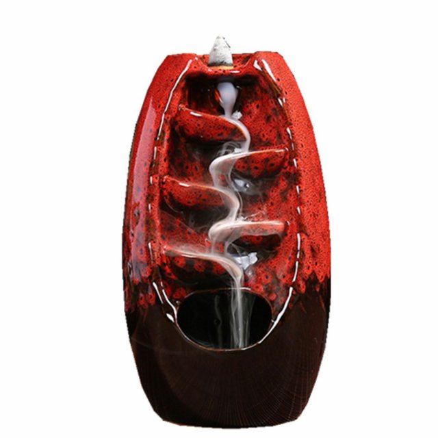 MOUNTAIN RIVER HANDICRAFT INCENSE HOLDER CERAMIC