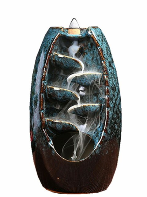 MOUNTAIN RIVER HANDICRAFT INCENSE HOLDER CERAMIC