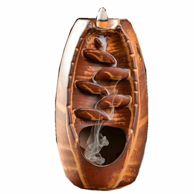 MOUNTAIN RIVER HANDICRAFT INCENSE HOLDER CERAMIC